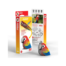 Eugy Papagáj 3D puzzle puzzle, kirakós