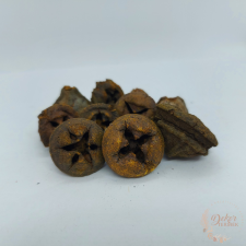  Eukaliptusz gomb - aranysárga színű dekorációs kellék