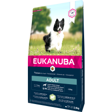  Eukanuba Adult Small & Medium Lamb & Rice kutyatáp 18 kg – 2,5 kg kutyaeledel