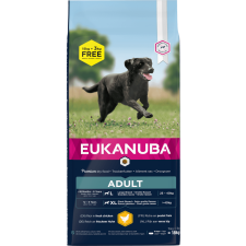 Eukanuba Felnőtt nagytestű fajták 15+3kg, INGYENES kutyaeledel