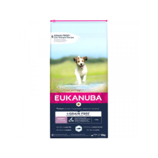 Eukanuba Puppy & Junior Grain free Small&Medium Ocean Fish kutyatáp12kg kutyaeledel