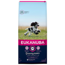 Eukanuba Puppy Medium kutyatáp 15kg macskaeledel