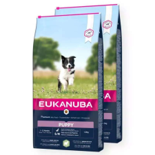 Eukanuba Puppy Small &amp; Medium Lamb &amp; Rice 2x12kg kutyaeledel