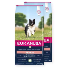Eukanuba Senior Small &amp; Medium Lamb &amp; Rice 2x12kg kutyaeledel