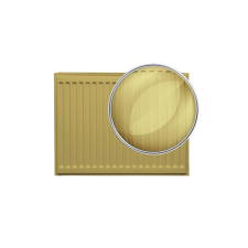 Eurad Plus 22K 600x800 mm kétsoros acéllemez lapradiátor, aranyozott, 1600 W fűtőtest, radiátor