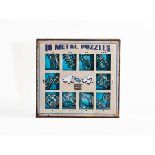 Eureka 10 Metal Puzzle Set ördöglakat készlet - Kék (EUR34510) oktatójáték