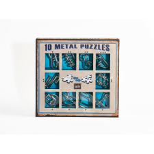 Eureka 10 Metal Puzzle Set ördöglakat készlet - Kék (EUR34510) készségfejlesztő