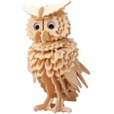 Eureka 3D Puzzle Gepetto's Workshop : Bagoly Fa modell (EUR34404) autópálya és játékautó