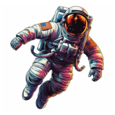 Eureka Fa puzzle – Asztronauta (FSC-wood) puzzle, kirakós