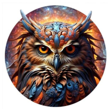 Eureka Fa puzzle – Bagoly 2 (FSC-wood) puzzle, kirakós