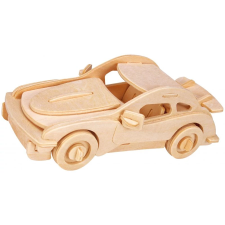 Eureka Gepetto's Workshop - Sportautó 3D fa puzzle (EUR34397) puzzle, kirakós