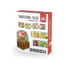 Eurekakids 483022 Montessori Puzzle - klasszikus mesék puzzle, kirakós