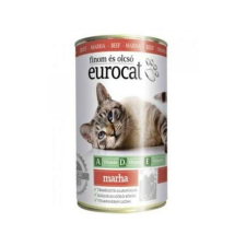  EURO CAT Macskaeledel konzerv Marhás 415g macskaeledel