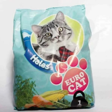  EURO CAT Száraz táp - halas 1kg macskaeledel