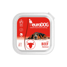 ,Euro Pet, Euro Dog Alutálcás Kutyaeledel (Marha) - 300 g kutyaeledel