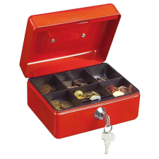 Euro Prompt Pénzkazetta M 150x115x80mm - műanyag érmetartóval - több színben pénzkazetta