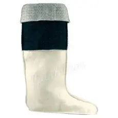 Euro Protection Csizmabélés magas szárú téli PVC/bőr csizmák téliesítésére sötétszürke 34-35