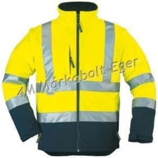 Euro Protection Fluo dzseki sárga/kék (sárga/navy, M) láthatósági ruházat