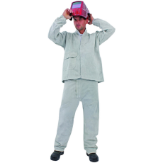 Euro Protection Hegesztő bőrkabát 57455-59 (szürke*, XL)