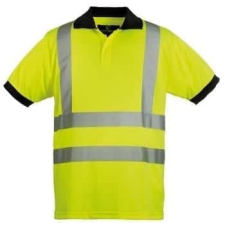 Euro Protection Hi-viz fényvisszaverő póló sárga (HV sárga, XXXL) láthatósági ruházat