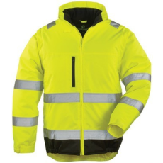 Euro Protection hi-way 2/1 pe kabát  (HV sárga, M)