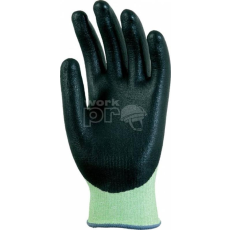 Euro Protection Kesztyű 5-ös vágásálló dyneema/üvegszál vágásbiztos fekete/zöld 7
