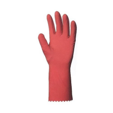 Euro Protection Kesztyű háztartási gumikesztyű természetes latex anyagú rózsaszín 9
