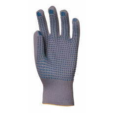 Euro Protection Kesztyű vékony kopásálló 13-as kötésű nylon szál szürke/kék