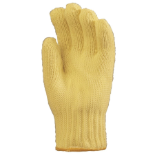 Euro Protection Kötött sárga kevlar kesztyű, 27 cm, 250°c, pamut belső védőkesztyű