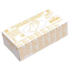 Euro Protection Latex vizsgálókesztyű (fehér, 10) védőkesztyű