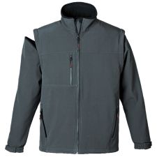 Euro Protection Yang férfi softshell kabát (szürke, M) munkaruha