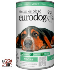 EURODOG EURO DOG kutyakonzerv 1240 g vadhússal kutyaeledel