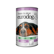 EURODOG májas kutyakonzerv 1240g kutyaeledel