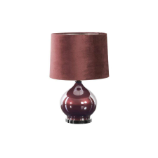 Eurofirany Beth asztali lámpa Burgundi vörös 14x14x20 cm világítás