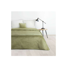 Eurofirany Luiz4 bársony ágytakaró pálmalevél mintával Világoszöld 220x240 cm lakástextília