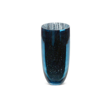 Eurofirany Molly1 üveg váza Kék 16x38 cm dekoráció