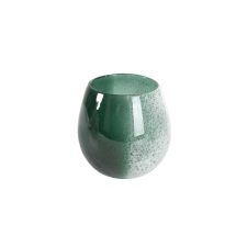Eurofirany Saloma1 üveg váza Zöld 18x18x19 cm dekoráció