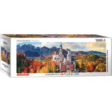 EuroGraphics 1000 db-os Panoráma puzzle - Neuschwanstein Castle, Germany (6010-5444) puzzle, kirakós