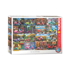 EuroGraphics 1000 db-os puzzle - 16 Scooters (6000-5916) puzzle, kirakós