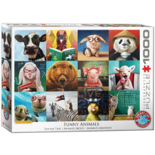 Eurographics 1000 db-os puzzle - Funny Animals, Lucia Heffernan (6000-5524) puzzle, kirakós