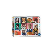 EuroGraphics 1000 db-os puzzle - Funny Cats, Lucia Heffernan (6000-5522) puzzle, kirakós