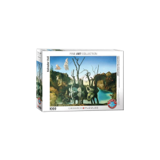 EuroGraphics 1000 db-os puzzle - Swans Reflecting Elephants, Dali (6000-0846) puzzle, kirakós