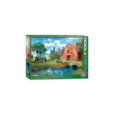 EuroGraphics 1000 db-os puzzle - The Red Barn, Dominic Davison (6000-5526) puzzle, kirakós