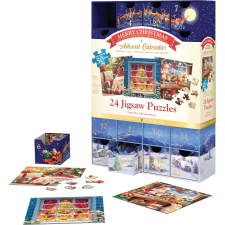  Eurographics adventi naptár: boldog karácsonyt 24x50 darabos puzzle adventi kalendárium