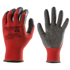  EUROGRIP 13L850 TENYERÉN LATEX MÁRTOTT PIROS KESZTYŰ, méret: 11