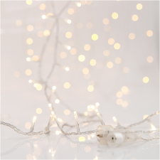 eurolamp FÉNYFÜZÉR KÜLTÉRI SOROLHATÓ 300LED, MELEG FEHÉR, ÁTLÁTSZÓ KÁBEL, IP44 kültéri izzósor