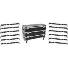 Eurolite Set 12x LED BAR-12 QCL RGBA Bar + Case L világítás