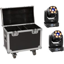 Eurolite Set 2x LED TMH-H90 + Case with wheels világítás