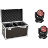 Eurolite Set 2x LED TMH-X4 Moving-Head Wash Zoom + Case