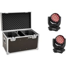 Eurolite Set 2x LED TMH-X4 Moving-Head Wash Zoom + Case világítás